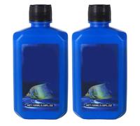 2 Pièces Clarifiant D’Aquarium à Action Rapide 3,4 Oz en ABS Bleu | Danger pour Poissons et Plantes, pour Bassins Neufs et Eau Trouble, Application Simple