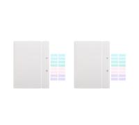 2 Pièces Classeur de Grossesse avec Pages Détachables et Pochettes A4 A5 | Couverture Rigide Épaisse, Format Extensible à Compartiments, pour Examens et Visites Médicales