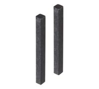 2 Pièces arrée D’axe pour Roue Arrière de Tracteur Tondeuse | Pièce de Rechange Métallique 5x0,5x0,4cm, D’entraînement Fiable, Adaptée aux Assemblages D’arbre Moteur
