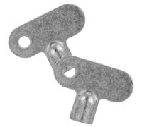 2 Pièces e Purge de Radiateur en Alliage de Zinc, Portable | Trou Pré-percé, pour Tiges de Valve et Robinets Métalliques, Entretien Domestique, Remplacement D'une Clé Perdue