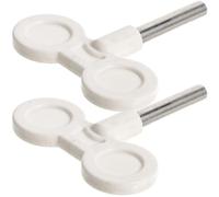 2 Pièces e Remontage en Métal Blanc 27mm pour Boîte à Musique | Barre en T, Remplacement pour Mécanismes Standard, Profil Compact, pour Projets DIY et Ateliers Créatifs