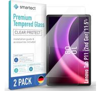 [2 Pieces,Clear] Tempered Glass Screen Protector for Lenovo Tab P11 (2nd Gen) 11.5 Inch,HD Glass Screen Protector,Anti-Scratch,Bubble-Free,9H Hardness,0.3 mm,Ultra Transparent,Ultra