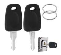 2 Pièces Clés Compatibles Pour TSA, 007&002, Clé de Voyage, Pour Valise CléS de Verrouillage Tsa Bagages, Clé de Secours pour Cadenas Valise Cadenas Tsa Valise Avion, Multifonctionnelle Universelles