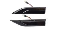 2 pièces clignotant latéral dynamique clignotant séquentiel for Transporter T6 for Multivan for Caddy MK4 2015-2019(Dynamic Smoked Black)