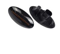 2 pièces clignotant latéral dynamique clignotant séquentiel indicateur ambre for Suzuki Swift Jimmy Vitara SX4 Alto(Dynamic Smoked Black)