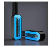 2 Pièces Clignotant Lumière LED Moto Signal D'arrêt Eau Qui Coule Clignotant 2 en 1 Clignotant Queue Accessoire Lampes Indicateurs de Direction