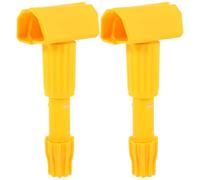 2 Pièces Clip de Rechange pour Tête de Balai Serpillière, Plastique | Fixation Sûre pour Têtes Coton, Format Compact 300g, Usage Commercial et Sols en Bois