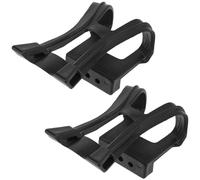 2 Pièces Clips de Cage pour Orteils, Pédales Vélo Antidérapantes | Plastique Résistant, Protection Cheville, Installation Rapide, pour Vtt et Cyclisme Extérieur
