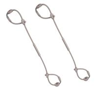 2 Pièces Clips De Jouet En Silicone, Sangles De Sécurité Des Jouets Pour La Poussette, Sangle De Sucette À Poussette Réglable Suspendue, Chaîne De Sécurité De Poupée Bébé Robuste, Clips Factices