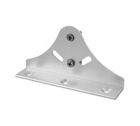 2 Pièces Clips pour Étagères de Placard en Alliage D'aluminium | Fixations pour Colonne de Dressing, Réglage pour Panneau Verre, Vis et Coulisseau, Haute Résistance
