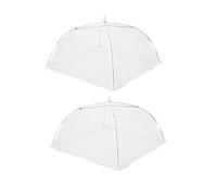 2 Pièces Cloche Alimentaire Pliable En Maille, Anti-mouches Housses De Protection Pour Aliments, Filet Pop-up Anti-poussière Pour Fruits, Gâteaux, Pique-niques En Plein Air, Fêtes À La Maison