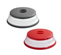 2 Pièces Cloche Micro Onde，Micro Ondes Pliable Panier Filtrant，Onde Passoire avec Trous de Vapeur pour Fruits Et Légumes.