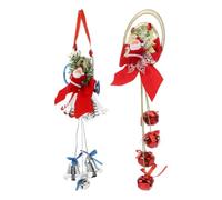 2 Pièces Cloches de Sapin de Noël Décoratives Suspendues