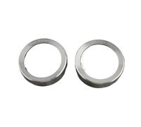 2 pièces CNC en aluminium jauge de moto anneau revêtement d'habillage pour compteur de vitesse tachymètre odomètre Compatible avec R Nine T R9T 2019 2020(Silver)