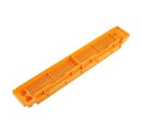 2 Pièces Collecteur D'apiculture Pratique en Abs et Métal | Orange, Nettoyage Facile et Usage Simple, Trou Métallique, Outil Apicole pour Ruches en Plein Air