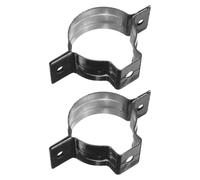 2 Pièces Collier de Fixation pour Tuyau Rond de Gouttière | Support Mural Robuste pour Tubes D'égout, Évite le Déplacement, pour Façades Extérieures et Garages