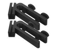 2 Pièces Collier de Serrage avec Vis Réglables Usage Intensif Noir | Support en Plastique ABS Solide, Fixation Ajustable, pour Remplissage de Seau et Entretien