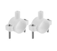 2 Pièces Collier de Serrage pour Tuyau de Drainage Ro, Blanc | Pom et Abs, Fixation de Tuyau en U, Raccord D’évacuation, Installation Facile Cuisine et Salle de Bain