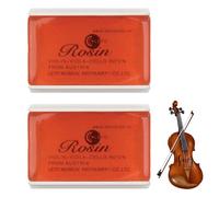 2 Pièces Colophane Violon Colophane Violoncelle,Colophane Contrebasse Colophanes Universelles,Prononciation Sensible,Convient Aux Accessoires D'instruments à Cordes Frottées-Sombre