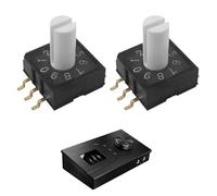 2 Pièces Commutateur pour Rm3haf-10 Boîte à Histoire,Fabrique à Histoires,Interrupteur d'encodeur Rotatif avec Poignée 3: 3 pour Lunii Ma,Les équipements Audio,Vidéo