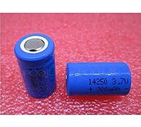 2 Pièces Compatible pour Batterie 14250 ER14250 LS14250 3.7 V 300 Mah Batterie Au Lithium Rechargeable 1/2 AA Li-ION Batterie Jambe Pieds Pied
