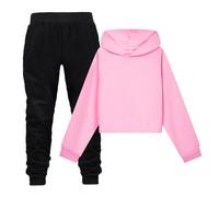 2 pièces complètes pour bébé Nouveau-né Sweat-Shirt à Col Rond + Pantalon Sportswear Automne Hiver Vêtement Décontracté Confortable surdimensionné Tenue Chaude pour Tout-Petits Enfants