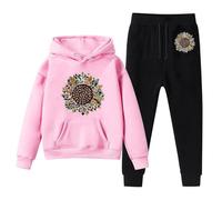 2 pièces complètes pour bébé Nouveau-né Sweat-Shirt à Manches Longues + Pantalon Sportswear, Tracksuit Set for Jogging Décontracté Confortable surdimensionné Ensemble Veste Polaire pour bébé