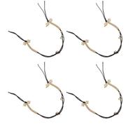2 Pièces Compteur de Prières Bouddhiste Portable en Laiton | Outil Compact pour Compter les Chapelets, Finition Polie Brillante, pour Retraites et Pratiques Spirituelles