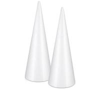 2 Pièces Cône en Mousse de Polystyrène Blanc pour Garçon et Filles