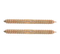 2 Pièces Connecteur de Canne M8 Double Filetage en Acier | Connexion Solide, Compatible Cannes Bois ou Métal, Style Rétro, pour Poignée Lâche et Stabilité Retrouvée