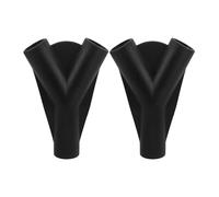 2 Pièces Connecteur en Y à Trois Voies, Nylon Noir | Pièce de Jonction Moulée, Grip Renforcé, Assemblage Rapide, pour Canopées Pop-up et Usage Jardin