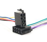 2 Pièces Connecteur ISO Autoradio, Fiche ISO Autoradio 8PIN Précâblé, Adaptateur DIN pour Installation Haut-Parleurs Alimentation et Son, Câble d'Adaptation Compatible avec Alpine Becker JVC Kenwood