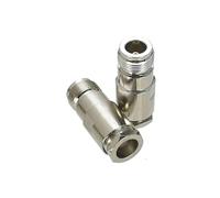 2 pièces connecteur N Femelle Jack Pince RG8 LMR400 RG213 RG165 RG393 câble Droit Adaptateur Coaxial RF