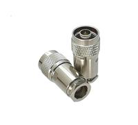 2 pièces connecteur N mâle Prise Pince RG8 LMR400 RG213 RG165 7D-FB câble RF Coaxial Adaptateur Laiton Droit