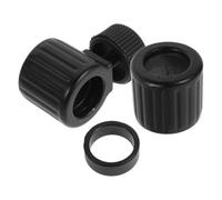 2 Pièces Connecteur Réglable Noir Caoutchouc Plastique | Prévention du Desserrage, Ajustement Rapide en Hauteur, Adapté pour Scène et Enseignement, Gain de Place