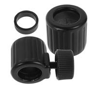 2 Pièces Connecteur Réglable pour Pied de Micro, Bras et Tige de Support | Manchon à Douille Intérieure Élastique, Verrouillage Sécurisé, Réglage Rapide en Hauteur, Noir