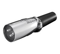 2 Pièces Connecteur XLR Mâle Micro 3 Pôles Goobay