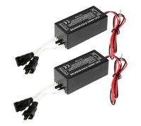 2 Pièces Convertisseur Ccfl 12 V pour Anneaux Angel Eyes, Voiture | Conversion Haute Efficacité, Sortie 1,2 Kv 50 Hz, pour Lampes Ccfl et Éclairage Intérieur Marin