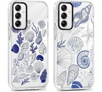 2 Pièces Coque Pour Samsung Galaxy A15 5g 6,5"",Transparente Étui Aesthetic Coquillage Motif Filles Femmes Case, Souple Silicone Mince Tpu Housse Antichoc Antirayures Cover Pour Sam[Hou996283]