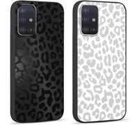 2 Pièces Coque Pour Samsung Galaxy A51 4g 6,5"" Motif De Lmprimé Léopard Étui, Noir Aesthetic Design Housse De Téléphone Tpu Silicone Souple Antichoc Bumper Protection Case Pour Sam[Hou996878]