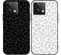 2 Pièces Coque Pour Xiaomi Redmi Note 13 5g Étui 6,67"", Motif De Lmprimé Léopard, Noir Aesthetic Design Housse De Téléphone, Silicone Antichoc Protection Case Cover Pour Xiaomi Red[Wke07777]