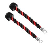 2 Pièces Corde à Triceps Nylon TPR pour Entraînement des Bras | Accessoire de Câble pour Maison et Salle, Renforce la Prise, Convient aux Exercices Multiples, Solide