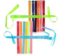 2 Pièces Corde de Marche de Sécurité, avec Poignées pour Garçon et Filles | Polyester, Attaches Adhésives, pour Maternelle et Extérieur, Aide à Former la File des Tout-petits