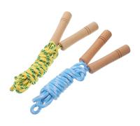 2 Pièces Corde Élastique 2,7m Réglable en Bois et Coton | Salle ou Maison, Poignée Confortable, Aide à L’endurance, pour Adultes et Adolescents
