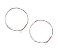 2 Pièces Cordes de Pipa en Métal Argenté pour Débutant | Son Stable et Solide, Accessoires de Remplacement pour Luth Chinois, Pratique Quotidienne, Qualité Fiable