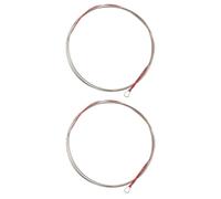2 Pièces Cordes de Rechange pour Luth Chinois, Pipa, Métal Argenté | Cordes D'entraînement pour Pipa Débutant, Vibration Stable, Son Soutenu, Accessoires Pratiques pour Luth