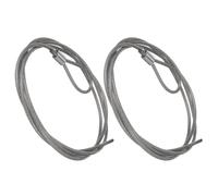 2 Pièces Cordon de Filet de Basket-Ball en Fil Métallique | Acier, Usage Intérieur et Extérieur, Pièce de Remplacement pour Terrains Publics et Maison