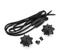 2 Pièces Cordon Plage Arrière Universel - Sangles Levage Coffre avec Clips Nylon Robuste 45cm | Attache Tablette Ajustable pour Voiture SUV Hatchback, Accessoire Rangement Bagages Auto