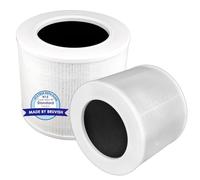 (2 pièces) Core mini filtres de rechange pour LEVOIT Core Mini purificateur d'air, LAP-C161-WEU, H13 True Hepa, filtre HEPA 3 en 1, filtres à charbon actif, comparé à la pièce # Core Mini-RF