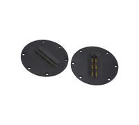 2 Pièces Cornes 4 Pouces Tweeter Pneumatique Ruban en Aluminium Tweeter Haut-Parleur à Ruban pour Tweeter à Ruban Têtes de Tweeter Cornes